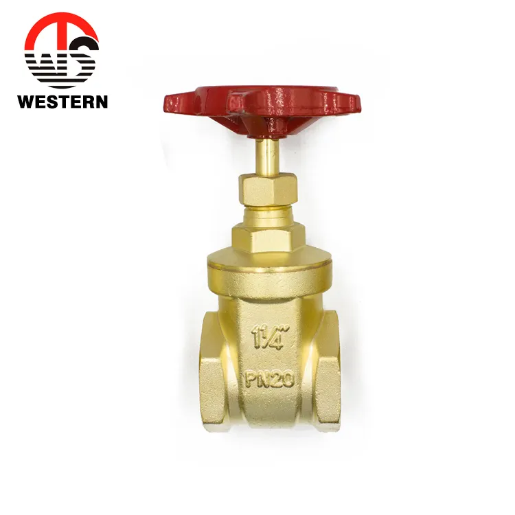 In Stock Fast Delivery 1/4 to 4 inch female NPT forged brass brand gate crane valves for water system