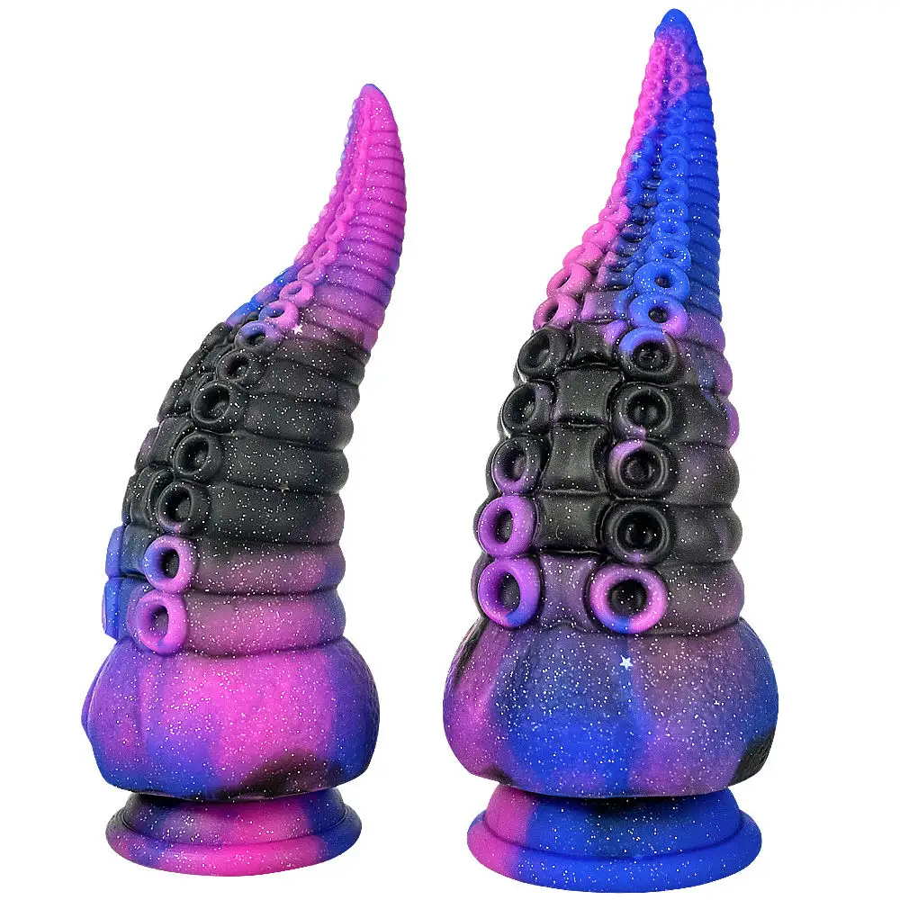 Gurita tentakel Anal Dildo silikon realistis Dildo Monster mainan seks dewasa untuk wanita dan pria