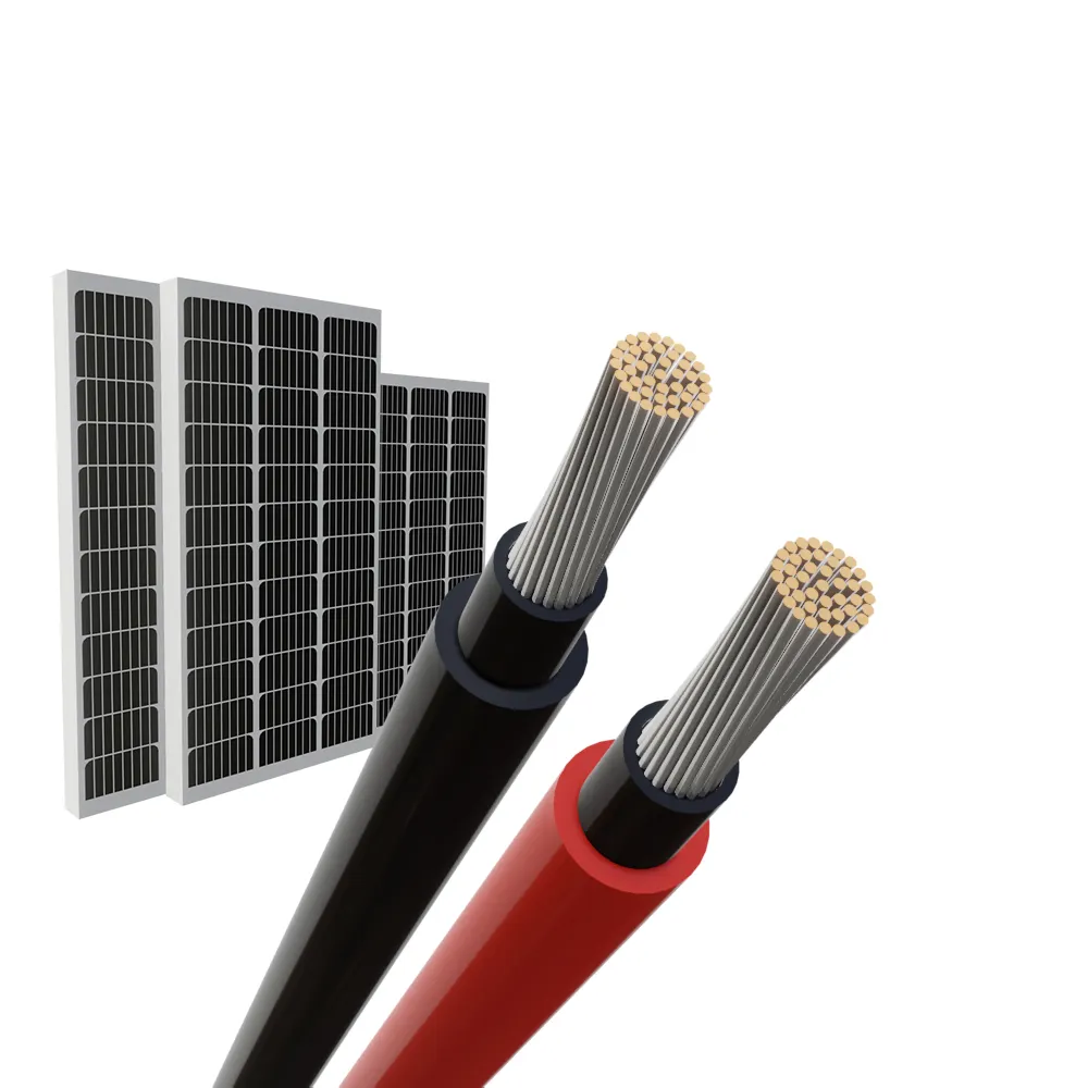 Leader EN 50618 tuv xlpe photovoltaic pv solar cable dc Wire panel power energy cable price 4mm2 H1Z2Z2-K supplier manufacture