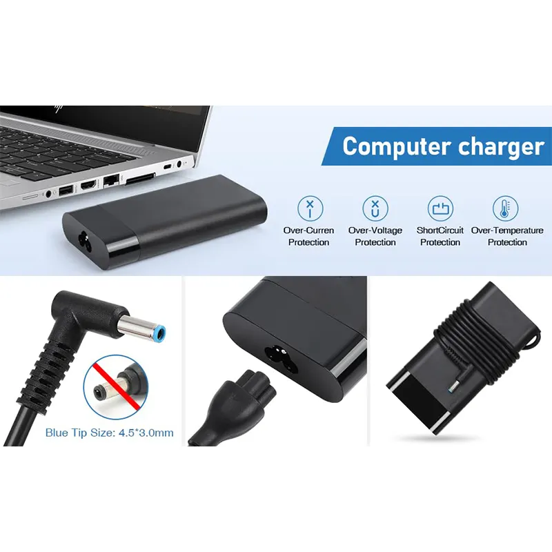 HP ZBook 15u G3 G4 HP ZBook 15 G3 G4 लैपटॉप चार्जर के लिए नया 150W 19.5V 7.7A 4.5mm ब्लू टिप AC एडाप्टर