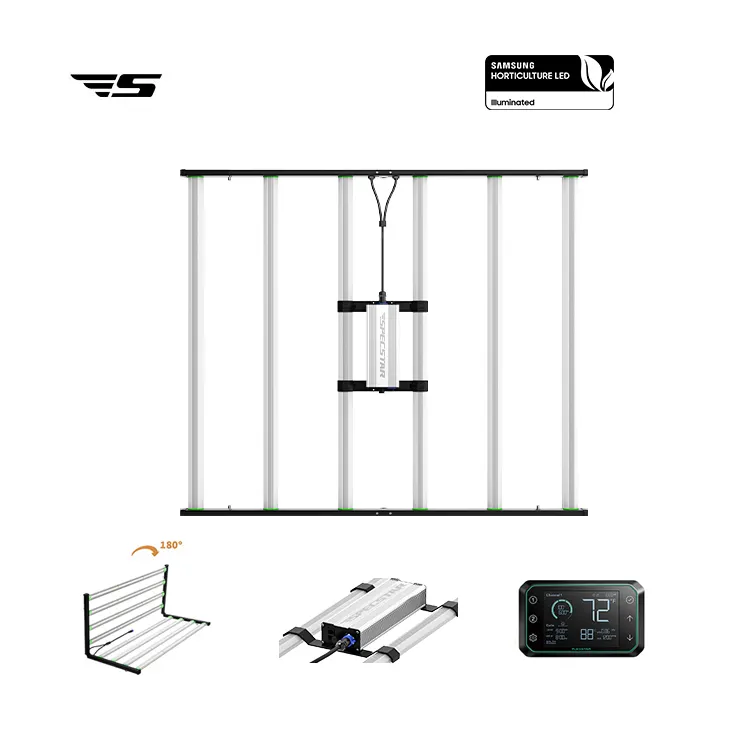 Specstar Smart Controller Precio al por mayor 1000 vatios 720 vatios 645 vatios Espectro completo comercial Led Grow Light con UV