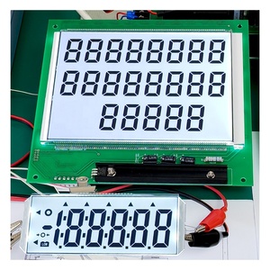 Trasflettivo personalizzato grande formato 6 12 21 22 cifre 886 776 777 664 schermo 3 linee 16 cifre pompa del carburante 7 segmento Display LCD per Gas - Product Image 2