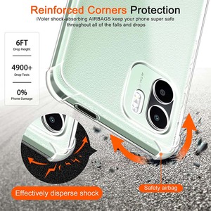Şeffaf durumda Xiaomi Redmi için A2 kılıfı A1 artı Redmi 12C 11 başbakan darbeye dayanıklı yumuşak silikon telefon kapak için Xiaomi Redmi note12 Pro x5 pro - Product Image 2