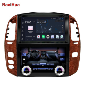 Navihua新しいデザインデュアルスクリーンAndroidカーラジオGPSナビゲーションステレオforToyota Land Cruiser LC100 For Lexus LX470 2003-2007 - Product Image 5