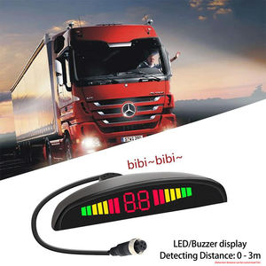 24V חובה אוניברסלי משאית נקודה עיוורת מערכת רכב מסחרי 4 pcs חניה חיישנים עם אזעקה עבור אוטובוס rv משאית - Product Image 2