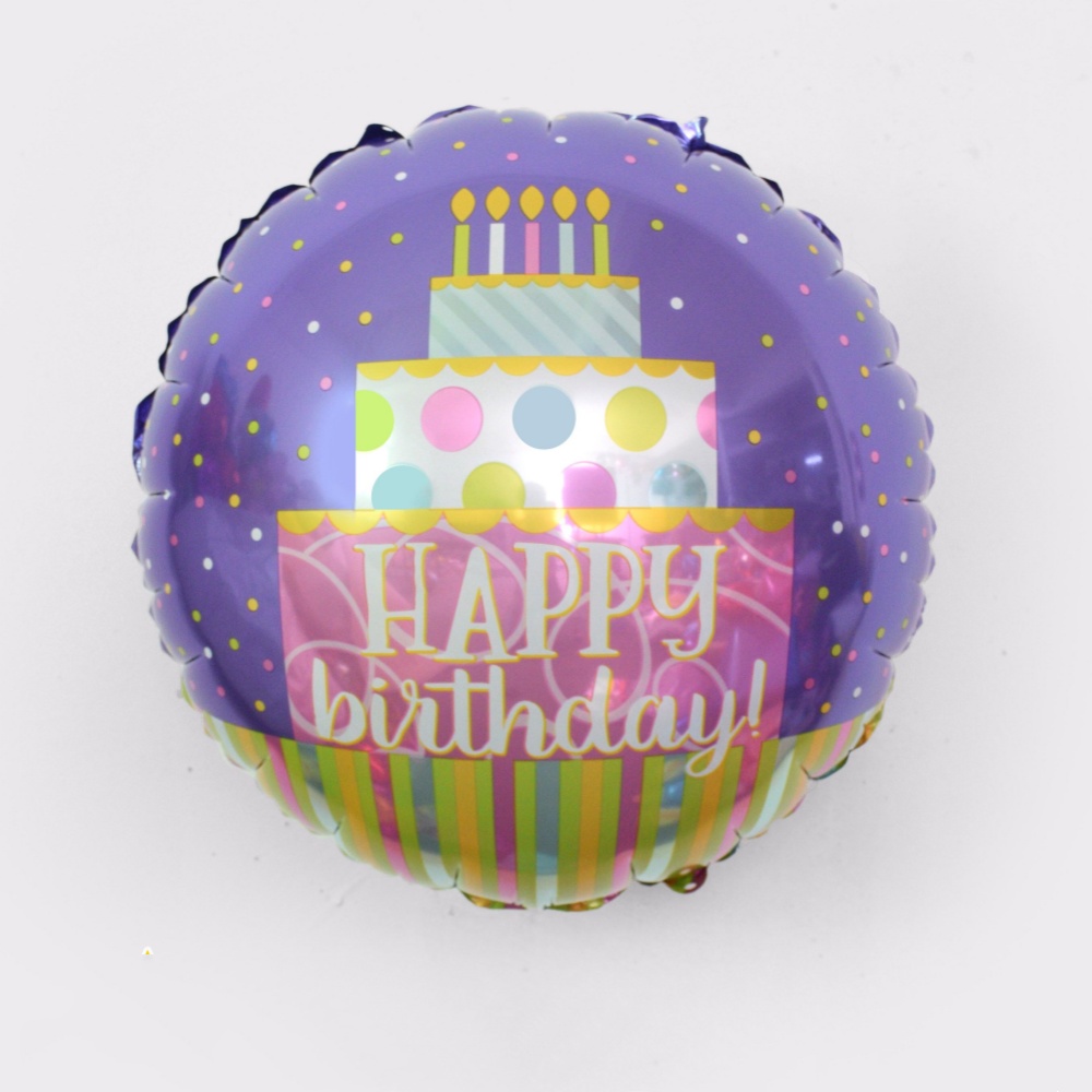 Birthday Cake Foil Balloon