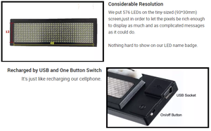 2019 scrollen <span class=keywords><strong>led</strong></span> name abzeichen design <span class=keywords><strong>led</strong></span> karte für innen werbung hohe qualität programmierung