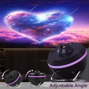 ギャラクシープロジェクター、寝室用13 in 1 HDプラネタリウムスタープロジェクター、流星効果とタイマー付きキッズスターライト - Product Image 4