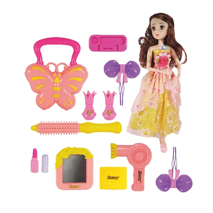 electric doll beauty play fashion girls make up set toy