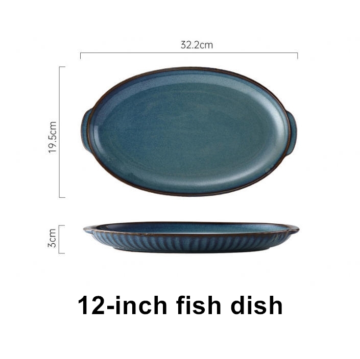 12-inch fish dish