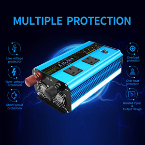 1600w 3200w <strong>DC</strong> 12V to <strong>AC</strong> 220v LCD Display Remote Control Pure Sine Wave <strong>Power</strong> Inverter Charger - Product Image 5