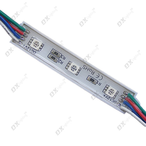 RGB светодиодный модуль SMD 5050 12 В водонепроницаемый IP65 3LED многоцветный Силиконовый инъекционный умный RGB светодиодные модули для электронного знака - Product Image 3