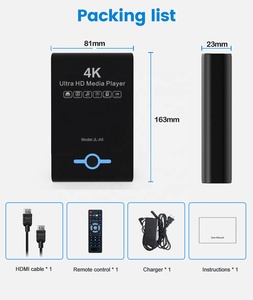 2025 lettore di dischi rigidi di ultima generazione con risoluzione 4K processore Quad-Core supporta i lettori HDD di alta gamma di conversione SDR HDR - Product Image 3