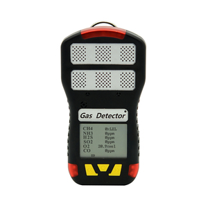 CE ATEX 6 In 1เครื่องตรวจจับก๊าซแบบพกพา CO CO2 H2S CL2 NH3 CH4 NO2 H2 - Product Image 1