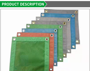 100% blu HDPE rete di sicurezza resistente al fuoco ponteggio rete di sicurezza per copertura ponteggi e protegge rotolo 1.83*50m - Product Image 4