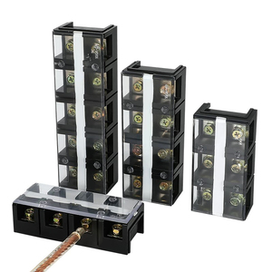 ターミナルブロック二列ターミナルブロック障壁TC-604 4P 60A 600Vターミナルブロックコネクター - Product Image 2
