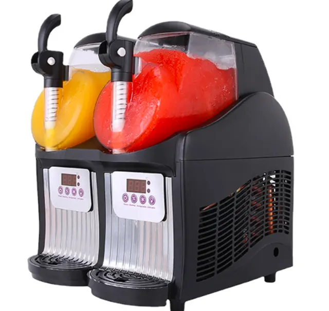 2ชาม2Lx2เครื่องทำน้ำแข็งราคาถูกเชิงพาณิชย์/Margaritas Maker/เครื่องทำน้ำแข็งโคลน