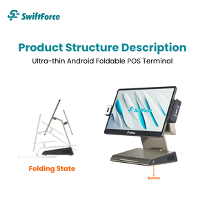 Kleines POS-System mit Intel I5, Integriertem Thermodrucker, Einzel-/Doppel-Display, Kassensystem für Geschäfte, Cafés und Einzelhandelsgeschäfte - Product Image 4