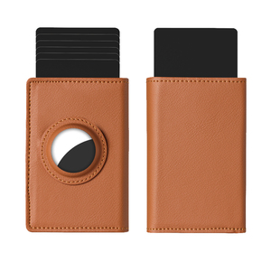 Casekey Custom Logo Leather Popup Magnetic Wallet RFID Blocking Credit Card Holder Trifold Smart Wallet With GPS Tracker - Product Image 2