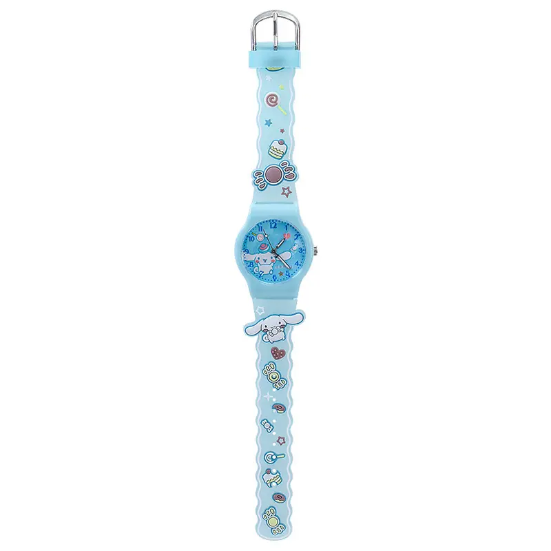 Orologio al quarzo per bambini con nuovo simpatico cartone animato orologio al quarzo per bambini in gelatina per bambini e cartoni animati orologio di alta qualità