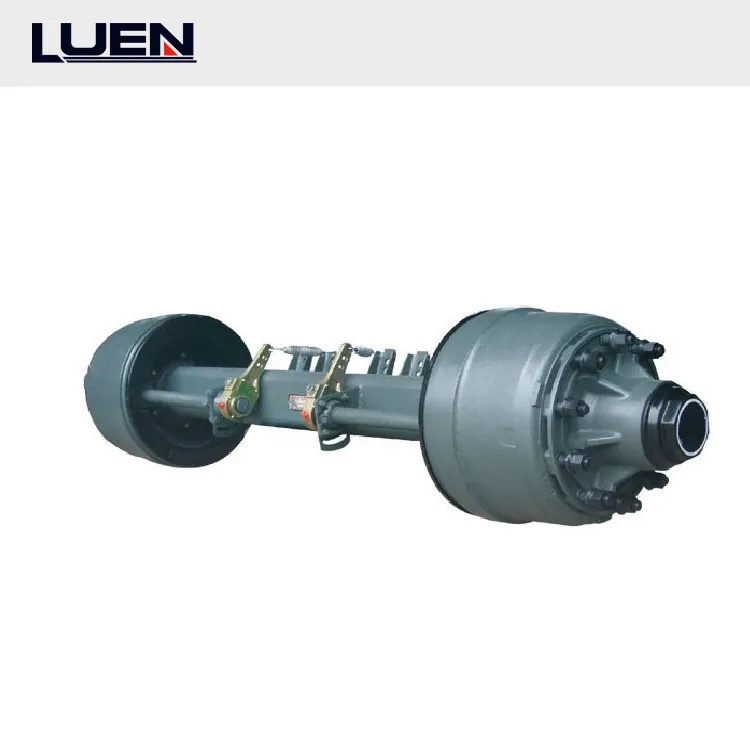 Directo de fábrica Bpw Fuwa Heavy Duty Trailer Truck Parts 13T 16T 20T American Type Axle Rear Trailer Axle para la venta