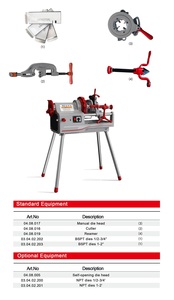中国製ヘビーデューティパイプスレッディングマシン永久磁石同期モーター付き - Product Image 5