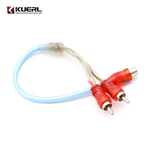 Good Price Audio <strong>Wire</strong> <strong>Rca</strong> Plug to <strong>Rca</strong> Plug Audio Amp 2 <strong>Rca</strong> One to Two Car Audio Branch Cable - Product Image 4