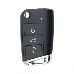 Oto aksesuarları boş araba anahtarları uzaktan anahtar kabuk FOB anahtar kutu bıçak ile Golf 7 MK7 Polo için Fit - Product Image 1