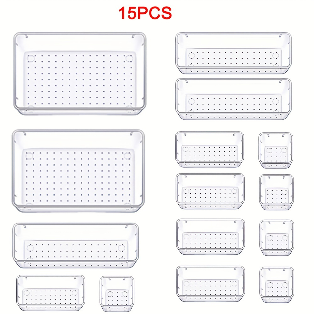 Ensemble transparent de 15 pièces