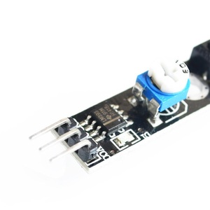 Módulo de seguimiento de 1 canal/sonda de seguimiento de vehículos inteligente infrarrojo/Sensor de detección de línea blanca negra para