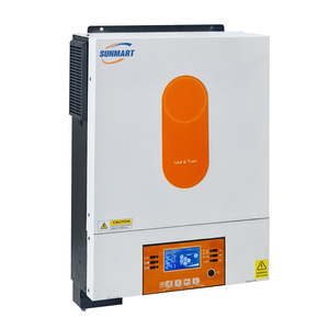 Sistema solar híbrido de onda sinusoidal pura de 6KW, monitor WiFi incorporado, 48V, 120A, MPPT para función BMS, corriente de entrada PV máxima de 27A a la venta