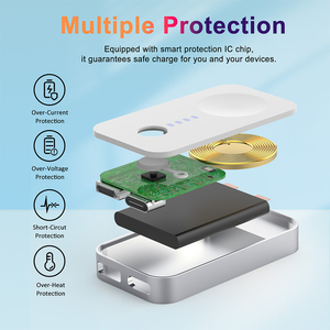 Mini taşınabilir Powerbank 1200mAh akıllı saat şarj güç banka için iWatch 5 6 7 8 9 SE Ultra konektörü - Product Image 3