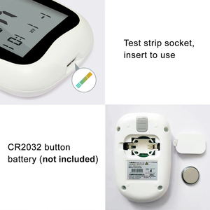 Nhanh chóng kiểm tra glucometer Thiết bị giám sát cho Blood Glucose thử nghiệm và tiểu đường lượng đường trong máu màn hình kỹ thuật số Meter bệnh tiểu đường - Product Image 6