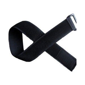 Suministro directo de fábrica Sujetadores de bucle de gancho elástico de nailon Correas de hebilla negra Correa de gancho y bucle elástico ajustable - Product Image 4