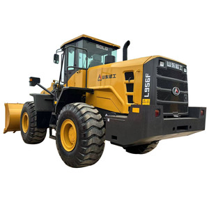 Cargador de ruedas SDLG L956F usado al precio más bajo con buenas condiciones de trabajo SDLG equipo pesado máquina de carga nominal de 5 toneladas - Product Image 1