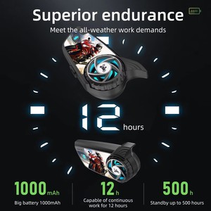 BT casco citofono a mani libere sistema di comunicazione moto senza fili auricolare casco auricolare per moto citofono moto - Product Image 4