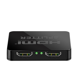 HD Splitter 1 <strong>Input</strong> 2 <strong>Output</strong> One Tow Two High Definition 4k Audio/Video <strong>Computer</strong> 2 Port Simultaneous Screen