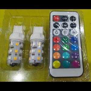 AC 100-240V G9 akıllı RGB Led ışık çok renkli değişen akıllı ampuller RGB Led G9 ampul uzaktan kumanda ile - Product Image 5