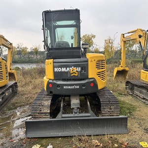 Giappone originale costruzione stradale <span class=keywords><strong>KOMATSU</strong></span> PC55MR Mini-dimensioni usato idraulico cingoli scavatori escavatori - Product Image 3