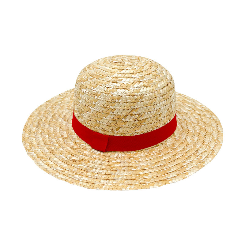 Chapeau de paille tissé sangle