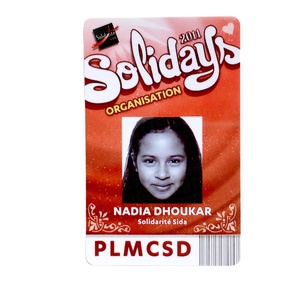 カスタムテスリンプラスチックパスIDカードM1F08チップRFIDPVC IDカード学校学生写真IDカード空白の名前印刷用 - Product Image 3