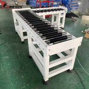 Máquina de carga de alta calidad, transportador de rodillos motorizado, transportador de rodillos accionado por cadena para transporte de cesta de rotación - Product Image 4