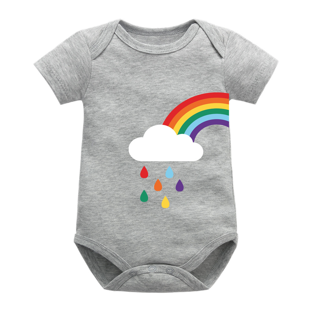 Court gris arc-en-ciel