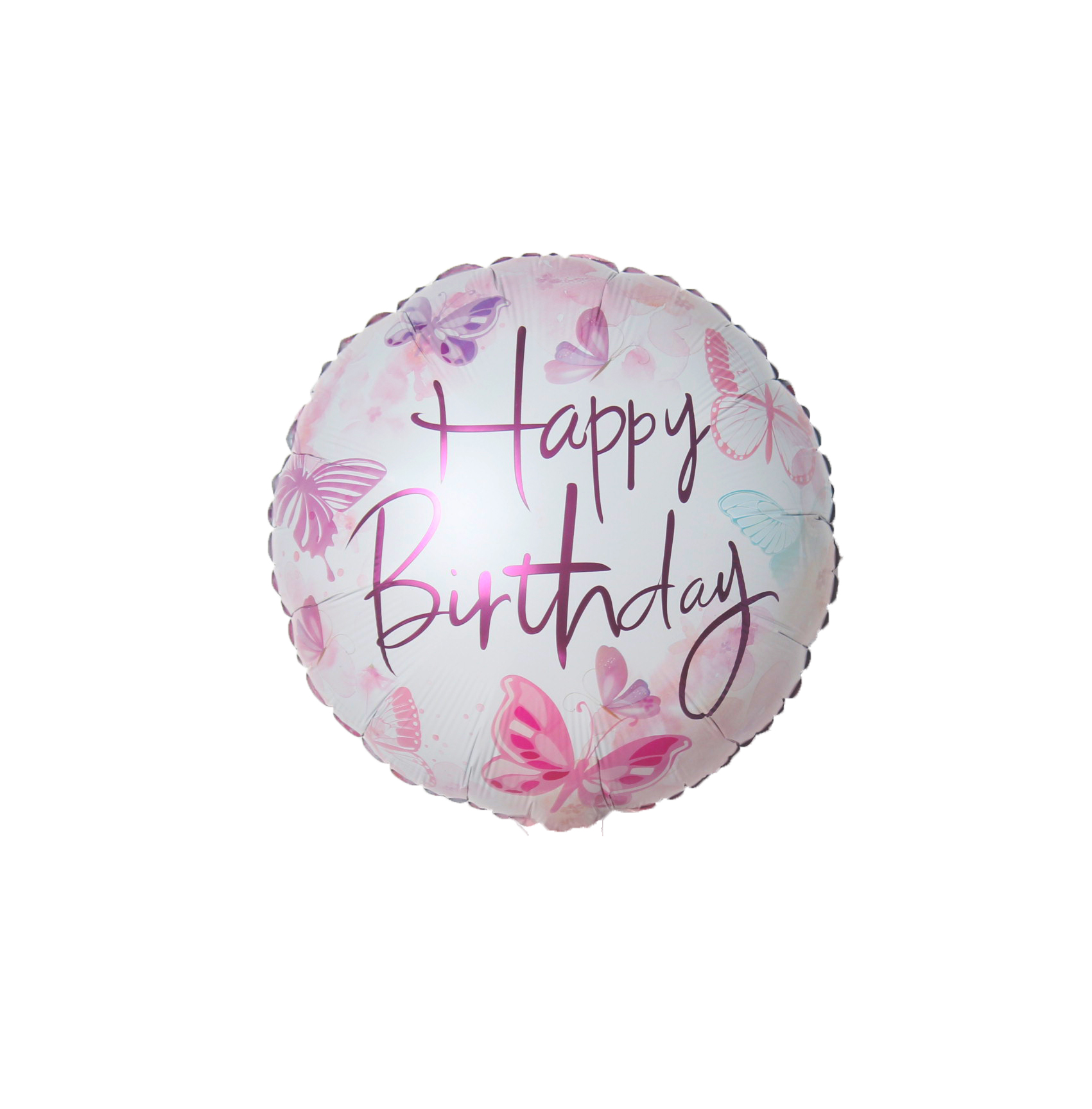 Joyeux anniversaire papillon rose