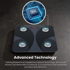 Cân Đo Lượng Mỡ Cơ Thể Thông Minh Kết Nối Với Ứng Dụng Di Động Để Kiểm Tra BMI Cân Đo Lượng Mỡ Cơ Thể - Product Image 4