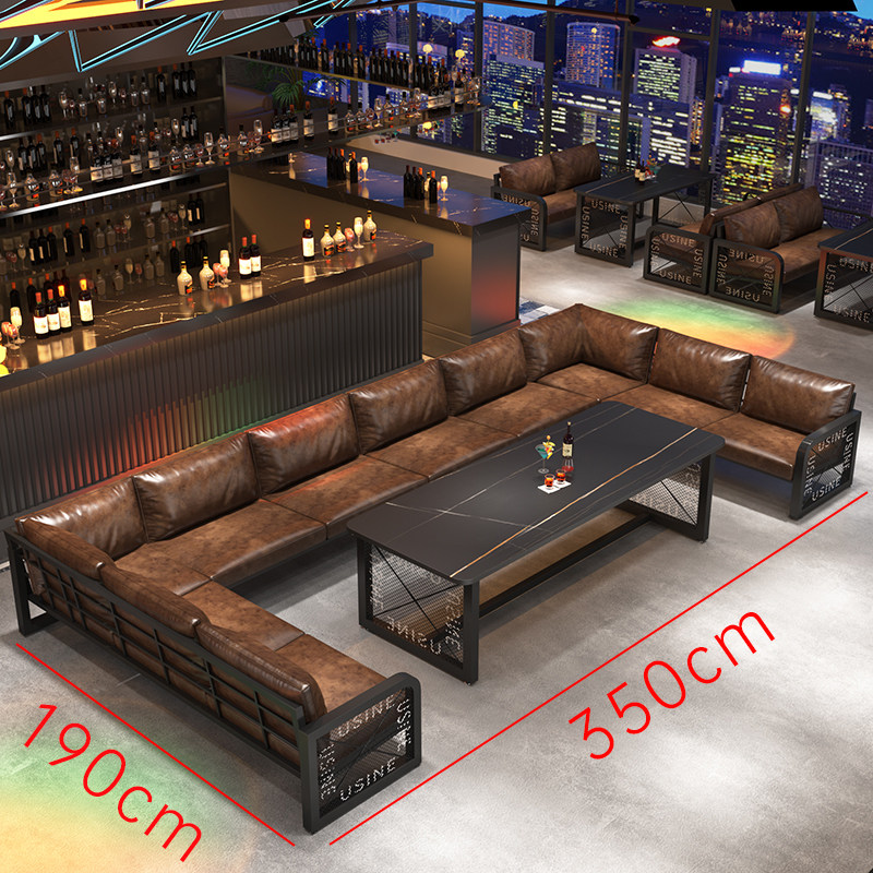 Combinaison haut de gamme-dix places-grand long en forme de u-190x350x190