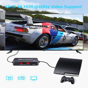 5合1 4K HDMI2.0b切换器，带红外远程HDCP 2.2 HDR10转换器HDMI开关，适用于PS4/PS5 - Product Image 5