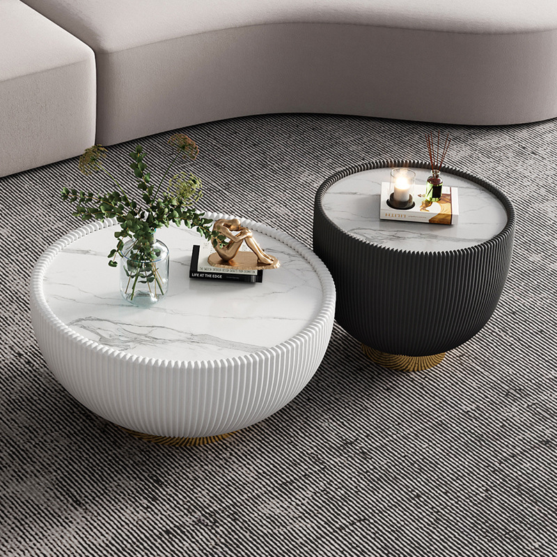 Mesa de losa de roca de 3 plazas + individual + b