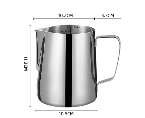 silver color sharp spout 600ml