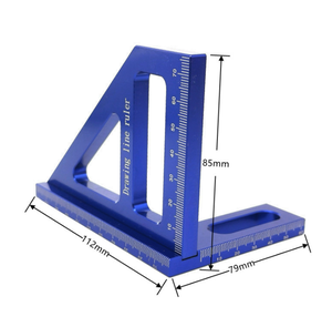 Fabrika doğrudan satış cetvel ahşap t-tipi hattı Scriber delik ölçekli cetvel Mark hattı ölçer - Product Image 6